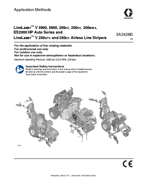 LineLazer V 3900 HP Automatic Series